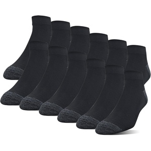image:imageGildan Mens Polyester Half Cushion Low Cut Socks 12packBlack