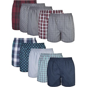 image:imageGildan Mens Underwear Boxers MultipackMixed RedBlue Assorted 10pack