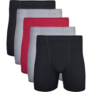 image:imageGildan Mens Underwear Covered Waistband Boxer Briefs MultipackBlackGarnetGraphite