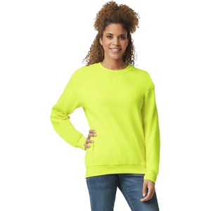 image:imageGildan Unisex Adult Fleece Crewneck Sweatshirt Style G18000 MultipackSafety Green