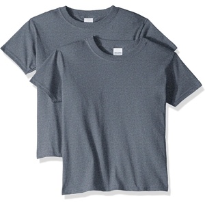 image:imageGildan UnisexChild Gildan Youth Heavy Cotton TShirt Style G5000b 2PackDark Heather