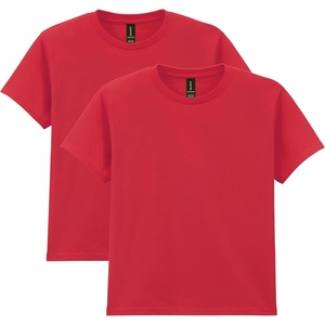 image:imageGildan UnisexChild Gildan Youth Heavy Cotton TShirt Style G5000b 2PackRed