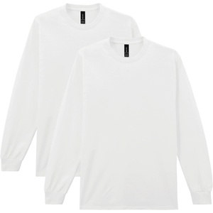image:imageGildan Youth Ultra Cotton Long Sleeve TShirt Style G2400B 2PackWhite