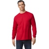 image:imageGildan Adult DryBlend Long Sleeve TShirt Style G8400 2PackRed