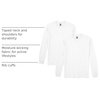 image:imageGildan Adult DryBlend Long Sleeve TShirt Style G8400 2PackWhite