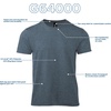image:imageGildan Adult Softstyle Cotton TShirt Style G64000 MultipackDark Heather