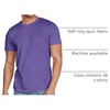 image:imageGildan Adult Softstyle Cotton TShirt Style G64000 MultipackHeather Purple 36pack