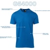 image:imageGildan Adult Softstyle Cotton TShirt Style G64000 MultipackHeather Royal