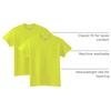 image:imageGildan Adult Ultra Cotton TShirt with Pocket Style G2300 2PackSafety Green