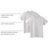 image:imageGildan Adult Ultra Cotton TShirt with Pocket Style G2300 2PackWhite
