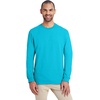 image:imageGildan Hammer Adult Long Sleeve TShirt 2Pack Style GH400Lagoon Blue