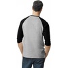 image:imageGildan Mens Heavy Cotton 34 Raglan Tshirt Style G5700 2packSport GreyBlack