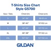 image:imageGildan Mens Heavy Cotton 34 Raglan Tshirt Style G5700 2packSport GreyBlack