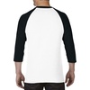 image:imageGildan Mens Heavy Cotton 34 Raglan Tshirt Style G5700 2packWhiteBlack