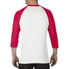 image:imageGildan Mens Heavy Cotton 34 Raglan Tshirt Style G5700 2packWhiteRed