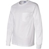 image:imageGildan Ultra Cotton Long Sleeve Pocket TShirtXxlarge white