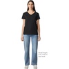image:imageGildan Womens Heavy Cotton VNeck TShirt 2PackBlack