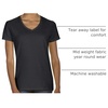 image:imageGildan Womens Heavy Cotton VNeck TShirt 2PackBlack