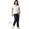 image:imageGildan Womens Heavy Cotton VNeck TShirt 2PackWhite