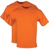 image:imageGildan Unisex Adult DryBlend Workwear TShirts with Pocket 2PackS Orange