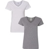(1) White + (1) Graphite Heather