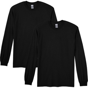 image:imageGildan Adult DryBlend Long Sleeve TShirt Style G8400 2PackBlackgraphiteheather