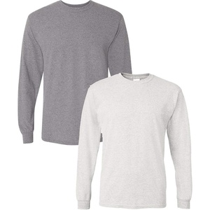 image:imageGildan Adult DryBlend Long Sleeve TShirt Style G8400 2PackGraphiteheatherash