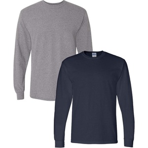 image:imageGildan Adult DryBlend Long Sleeve TShirt Style G8400 2PackGraphiteheathernavy