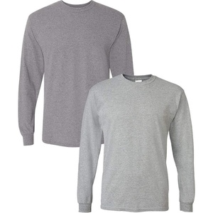 image:imageGildan Adult DryBlend Long Sleeve TShirt Style G8400 2PackGraphiteheathersportgrey