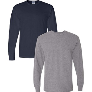 image:imageGildan Adult DryBlend Long Sleeve TShirt Style G8400 2PackNavygraphiteheather