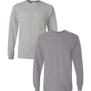 image:imageGildan Adult DryBlend Long Sleeve TShirt Style G8400 2PackSportgreygraphiteheather