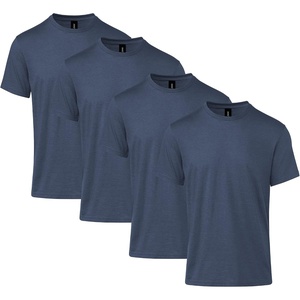 image:imageGildan Adult Softstyle CVC Short Sleeve TShirt Style G67000 MultipackNavy Mist
