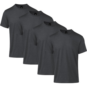 image:imageGildan Adult Softstyle CVC Short Sleeve TShirt Style G67000 MultipackPitch Black Mist