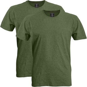 image:imageGildan Adult Softstyle Cotton TShirt Style G64000 MultipackHeather Military