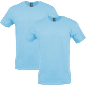 image:imageGildan Adult Softstyle Cotton TShirt Style G64000 MultipackLight Blue