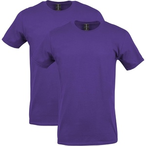 image:imageGildan Adult Softstyle Cotton TShirt Style G64000 MultipackPurple 2pack