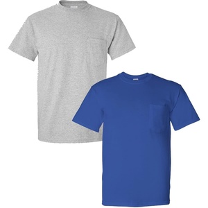 image:imageGildan Adult Ultra Cotton TShirt with Pocket Style G2300 2Pack1 Sport Grey  1 Royal