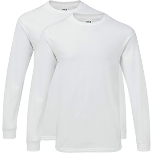 image:imageGildan Hammer Adult Long Sleeve TShirt 2Pack Style GH400White 2pack