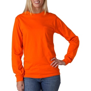 image:imageGildan Ultra Cotton Long Sleeve Pocket TShirtSafety Orange