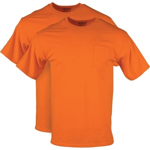 image:imageGildan Unisex Adult DryBlend Workwear TShirts with Pocket 2PackS Orange