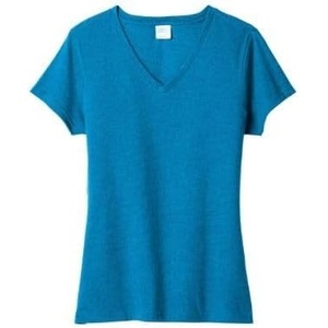 image:imageGildan Womens Heavy Cotton VNeck TShirt 2PackHeather Sapphire