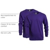 image:imageGildan Adult Heavy Cotton Long Sleeve TShirt Style G5400 2PackPurple