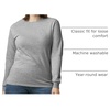 image:imageGildan Adult Heavy Cotton Long Sleeve TShirt Style G5400 2PackSport Grey