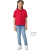 image:imageGildan Kids DryBlend Short Sleeve Polo Style G8800b 3PackRed
