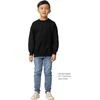 image:imageGildan Kids Fleece Crewneck Sweatshirt Style G18000bBlack