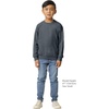 image:imageGildan Kids Fleece Crewneck Sweatshirt Style G18000bDark Heather