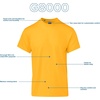 image:imageGildan UnisexAdult DryBlend TShirt Style G8000 MultipackGold 2pack
