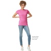 image:imageGildan Womens Softstyle Cotton TShirt Style G64000l MultipackAzalea