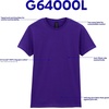 image:imageGildan Womens Softstyle Cotton TShirt Style G64000l MultipackBlack