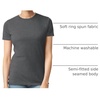 image:imageGildan Womens Softstyle Cotton TShirt Style G64000l MultipackCharcoal